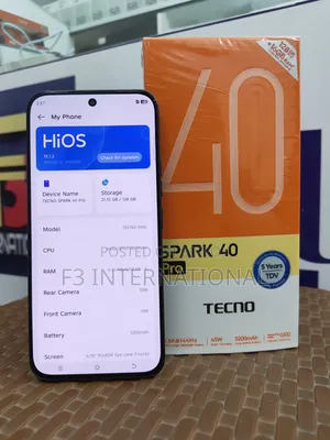 Tecno Spark 40 Pro 128 GB Black