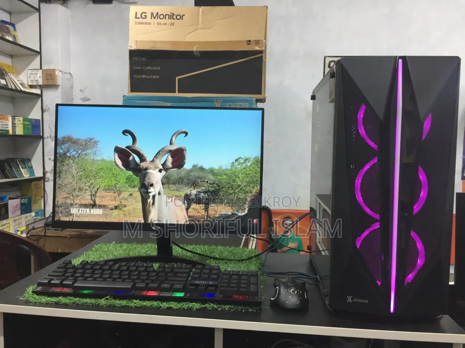 Desktop Computer 8GB AMD Ryzen 7 SSD 128GB