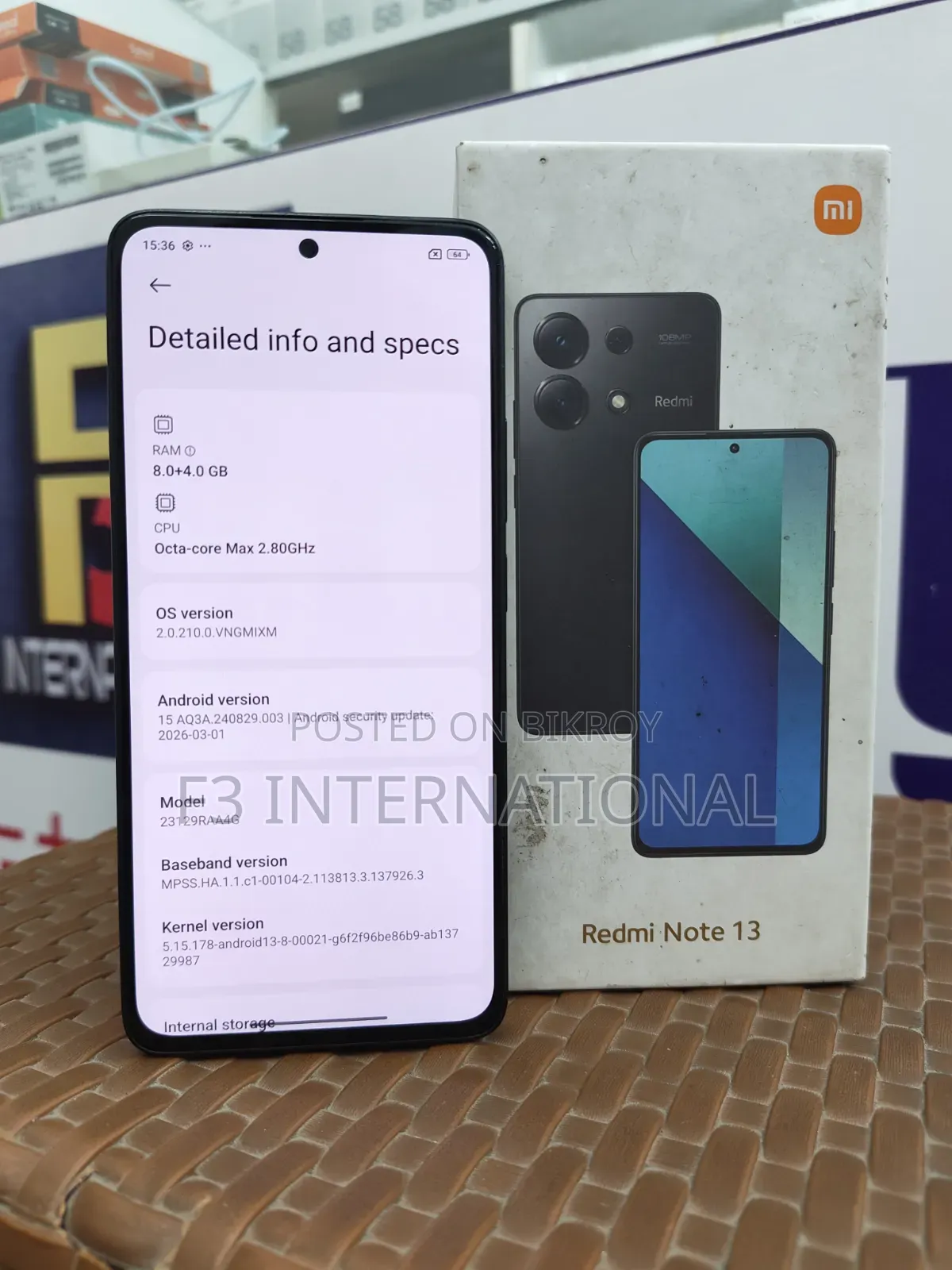 Xiaomi Redmi Note 13 256 GB Black