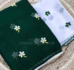 Georgette Sharee With Blouse Piece