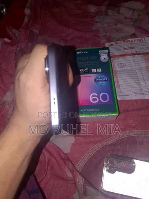 New Infinix Hot 60i 128 GB Black