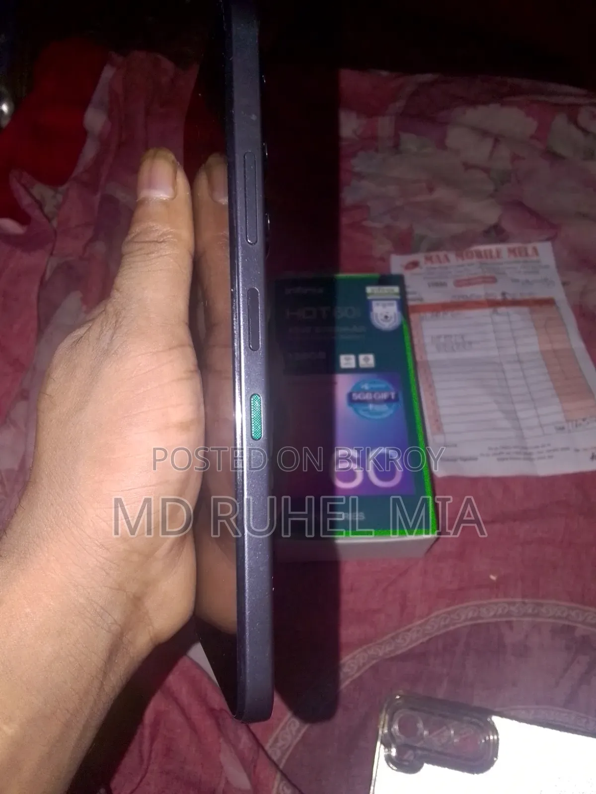 New Infinix Hot 60i 128 GB Black
