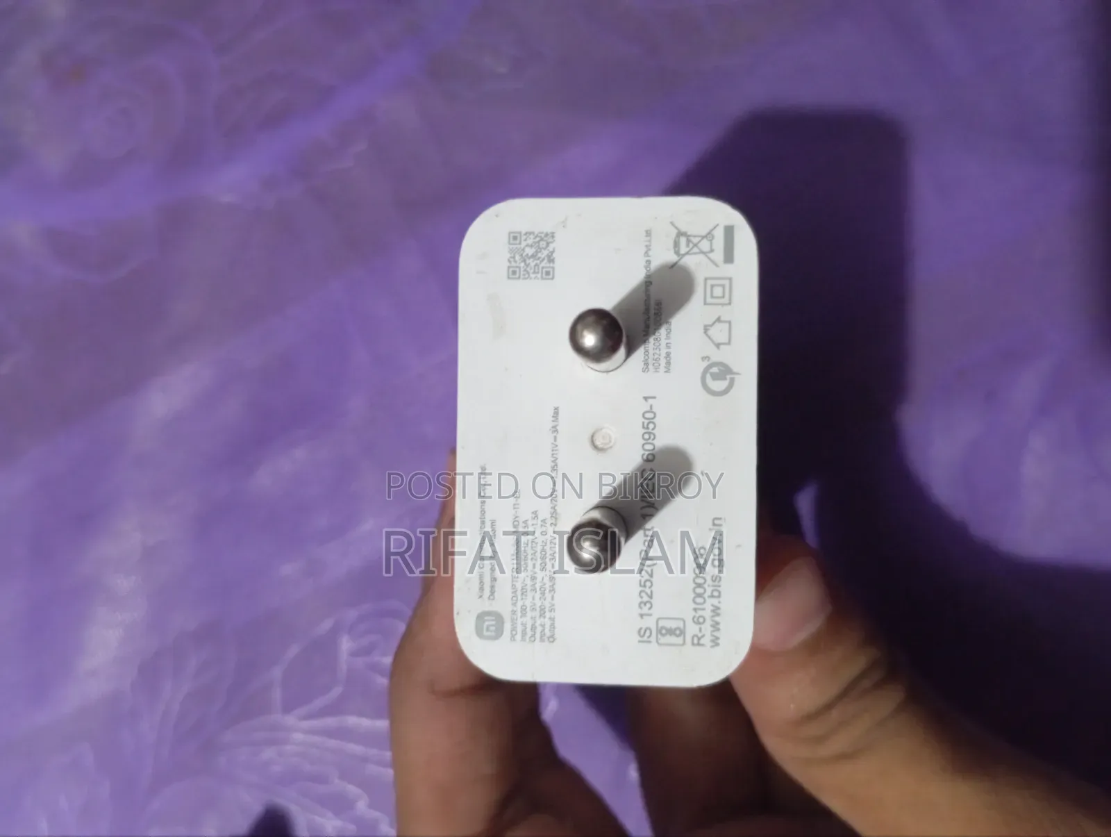 Original 33 Watt Charger for Mobile Phone (Redmi Note 12)