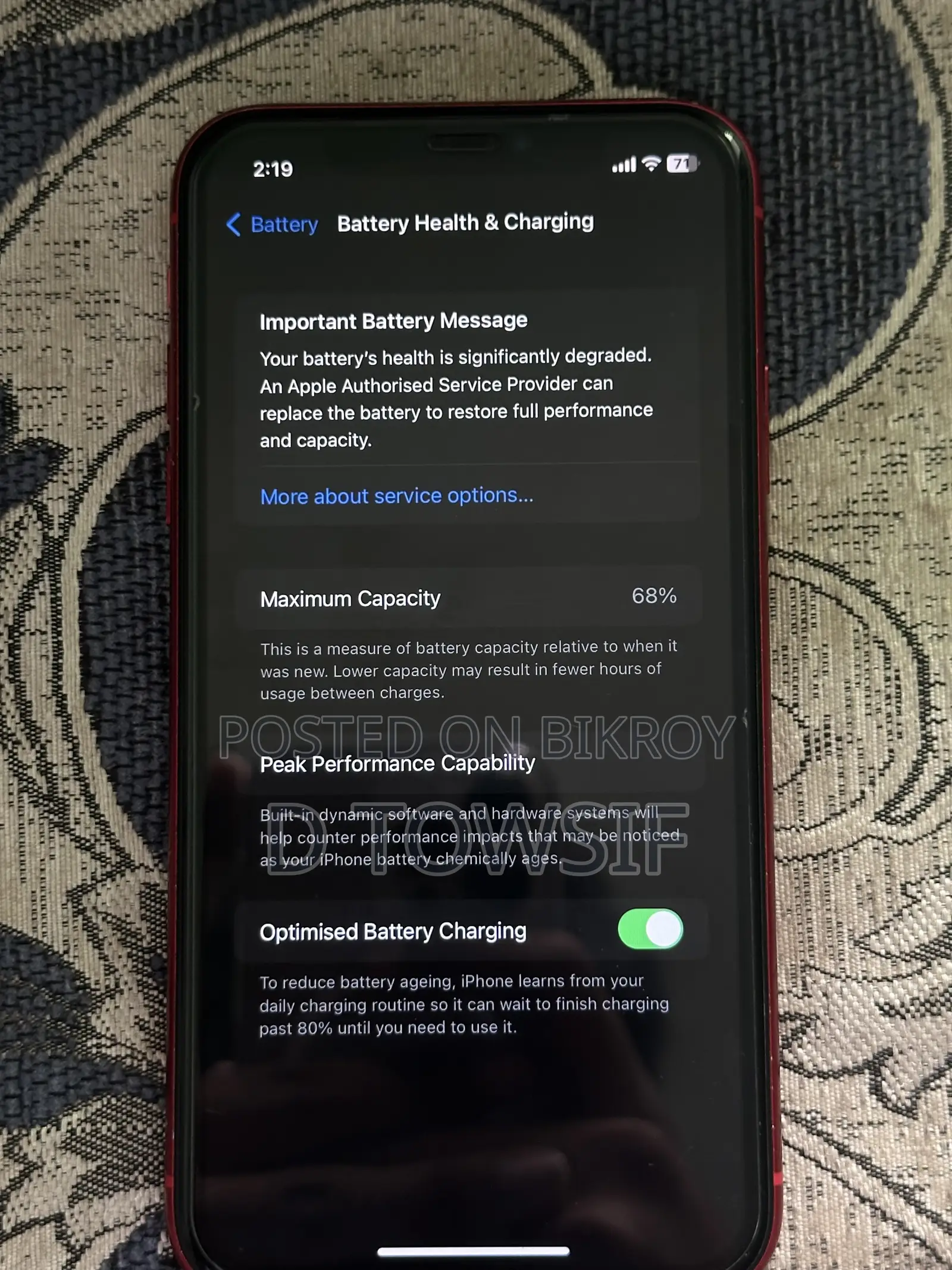 Apple iPhone 11 64 GB Red