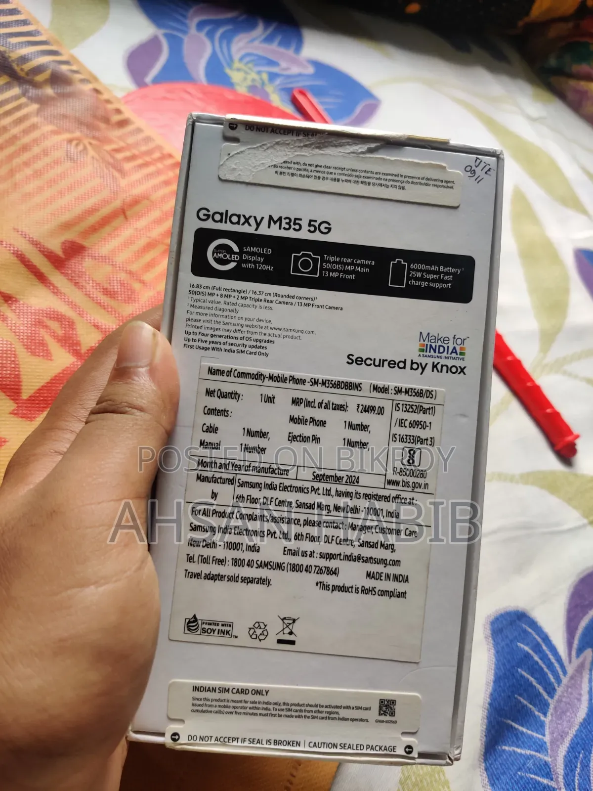 Samsung Galaxy M35 128 GB Blue