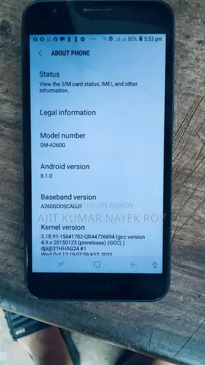 Samsung Galaxy a Blue