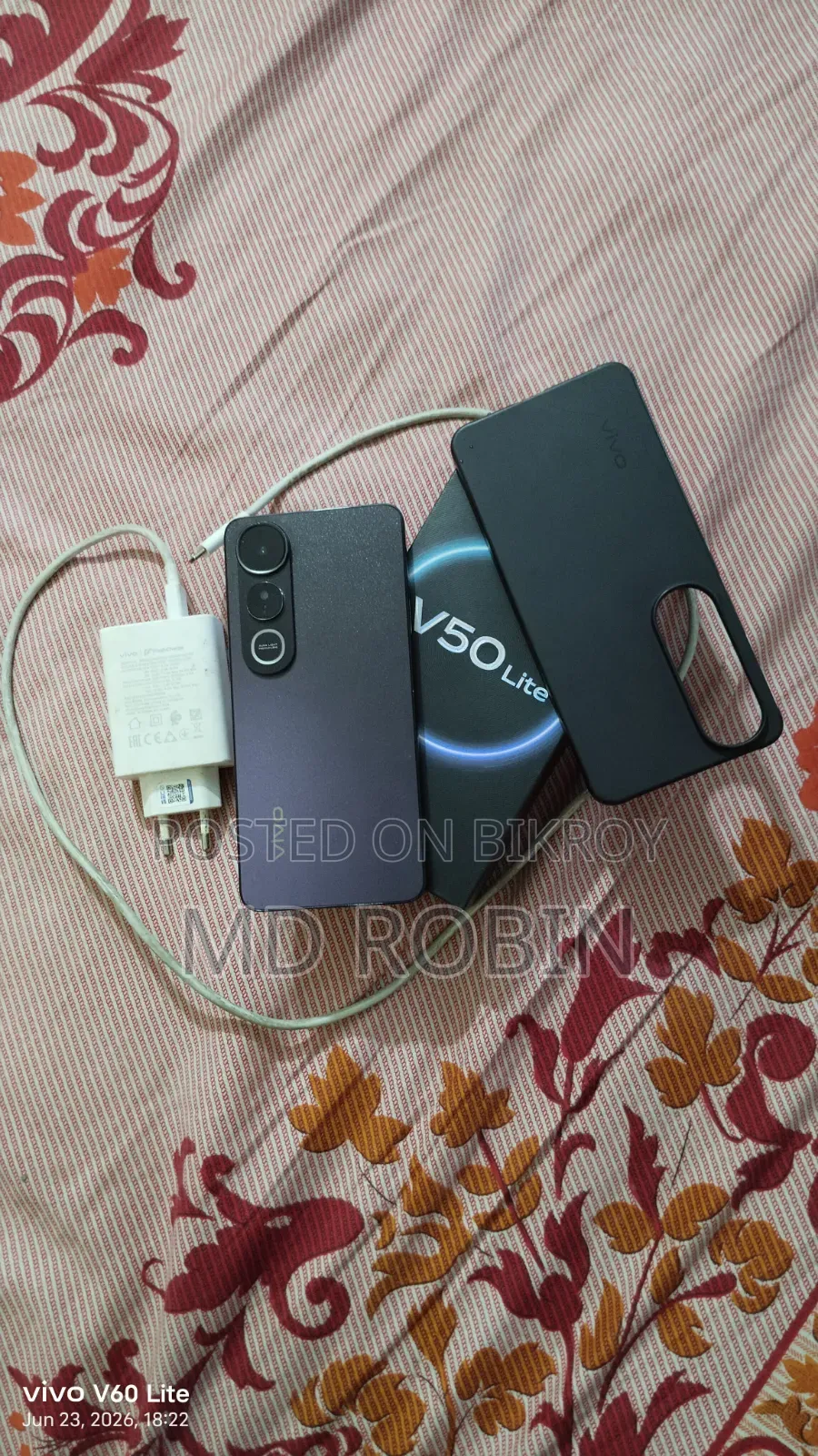 Vivo V50 Lite 4G 128 GB Black