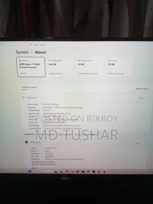 Desktop Computer 16GB AMD Ryzen 7 SSD 1TB