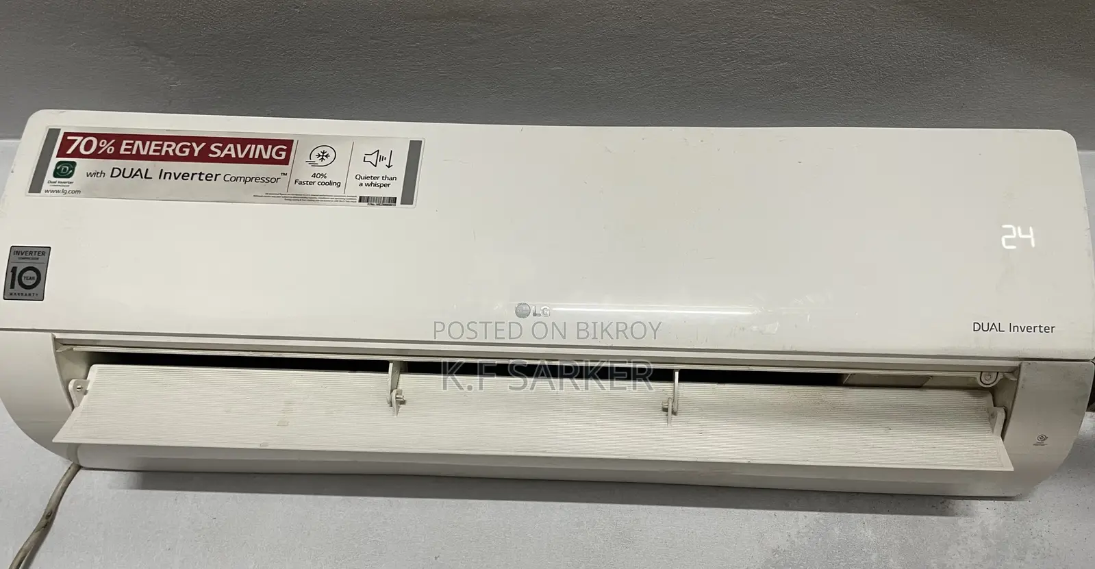 1.5 Ton LG Dual Inverter Running AC For Sale