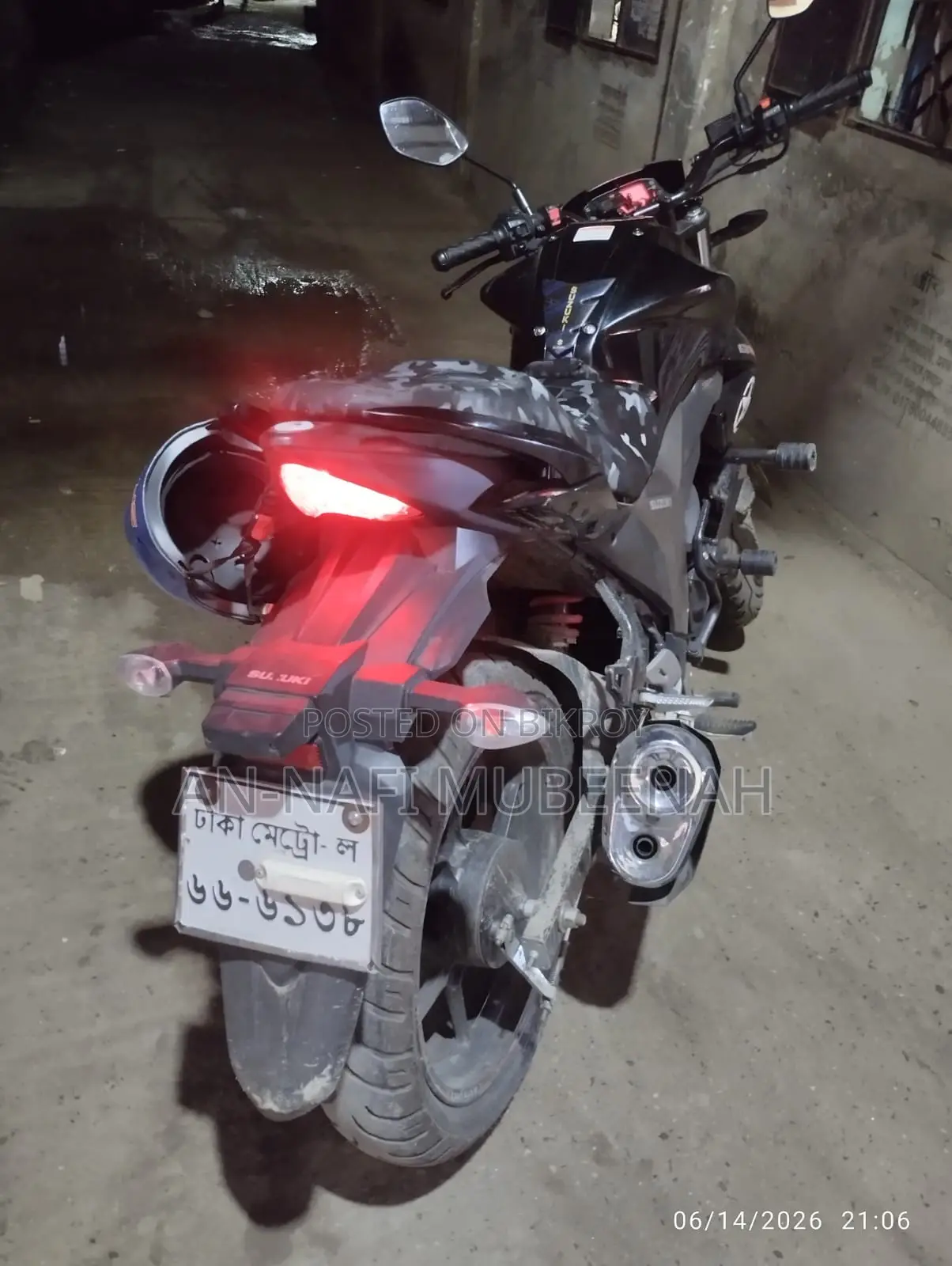 সুজুকি জিক্সার মনোটোন ২০২৪ ব্ল্যাক