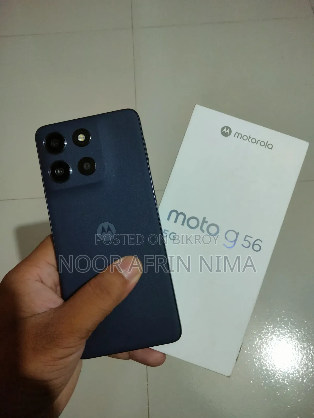 নতুন মটোরোলা মোটো জি৫৬ ৫জি ২৫৬ জিবি ব্ল্যাক