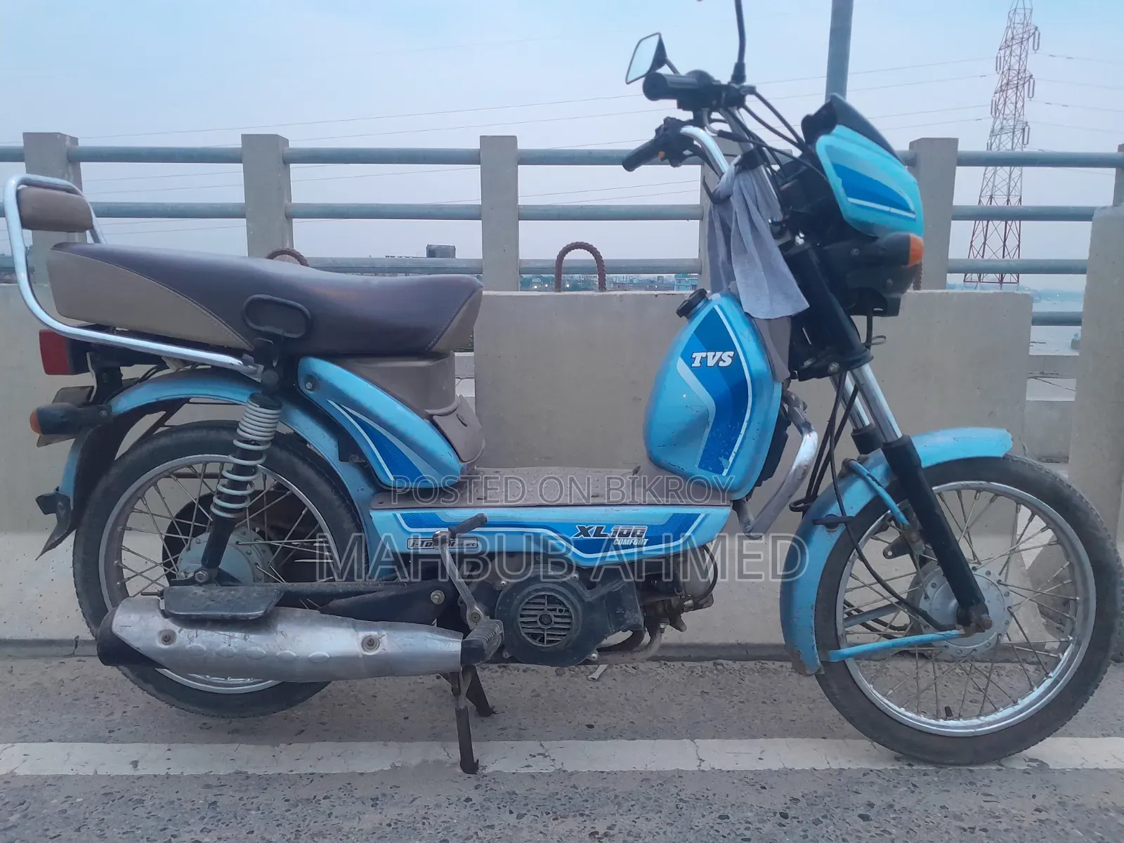 TVS XL 100 Comfort 2022 Blue