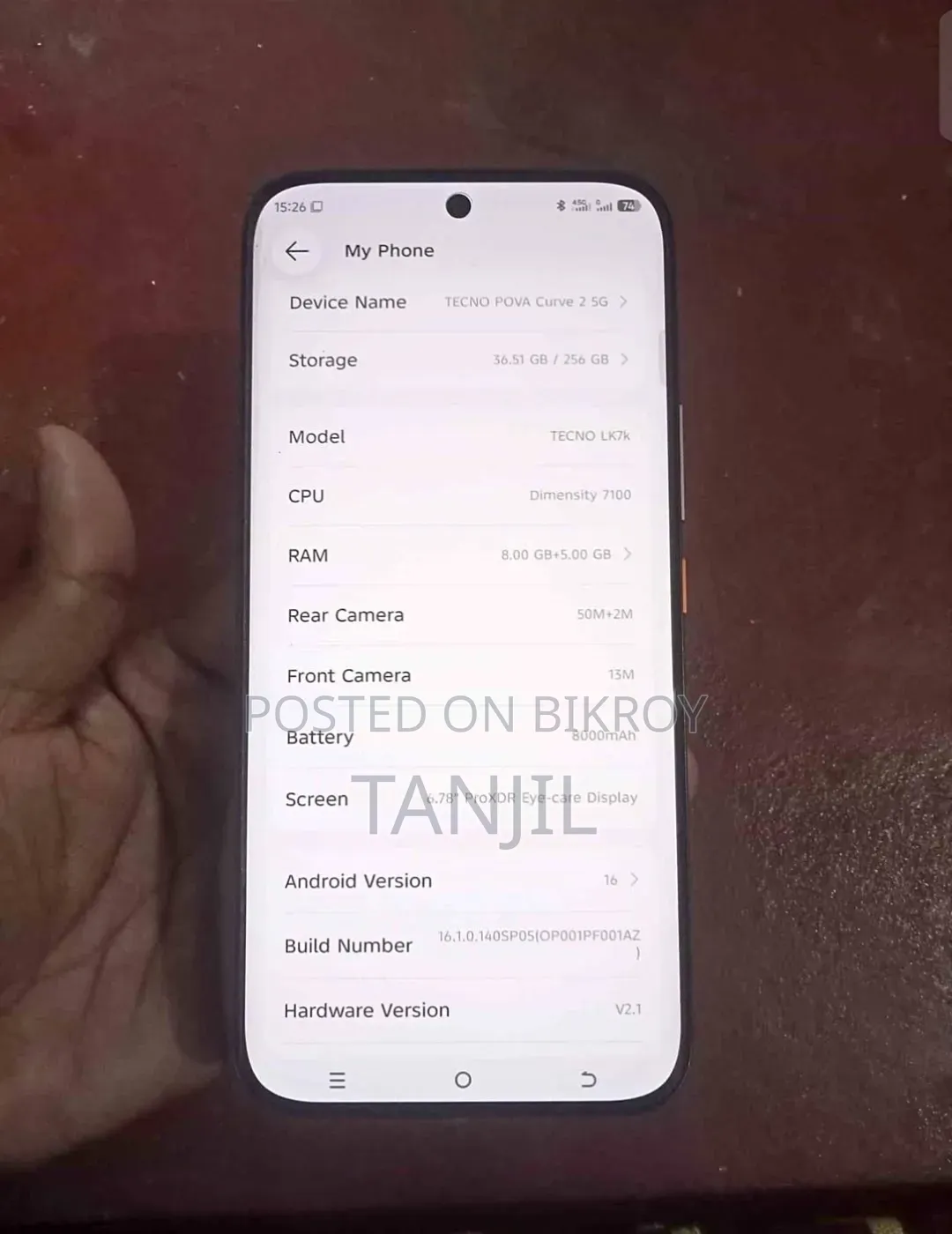 Tecno Pova Neo 2 256 GB Gray