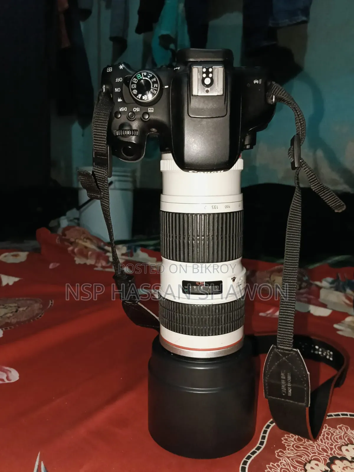 Canon 750d. Lens 70+200
