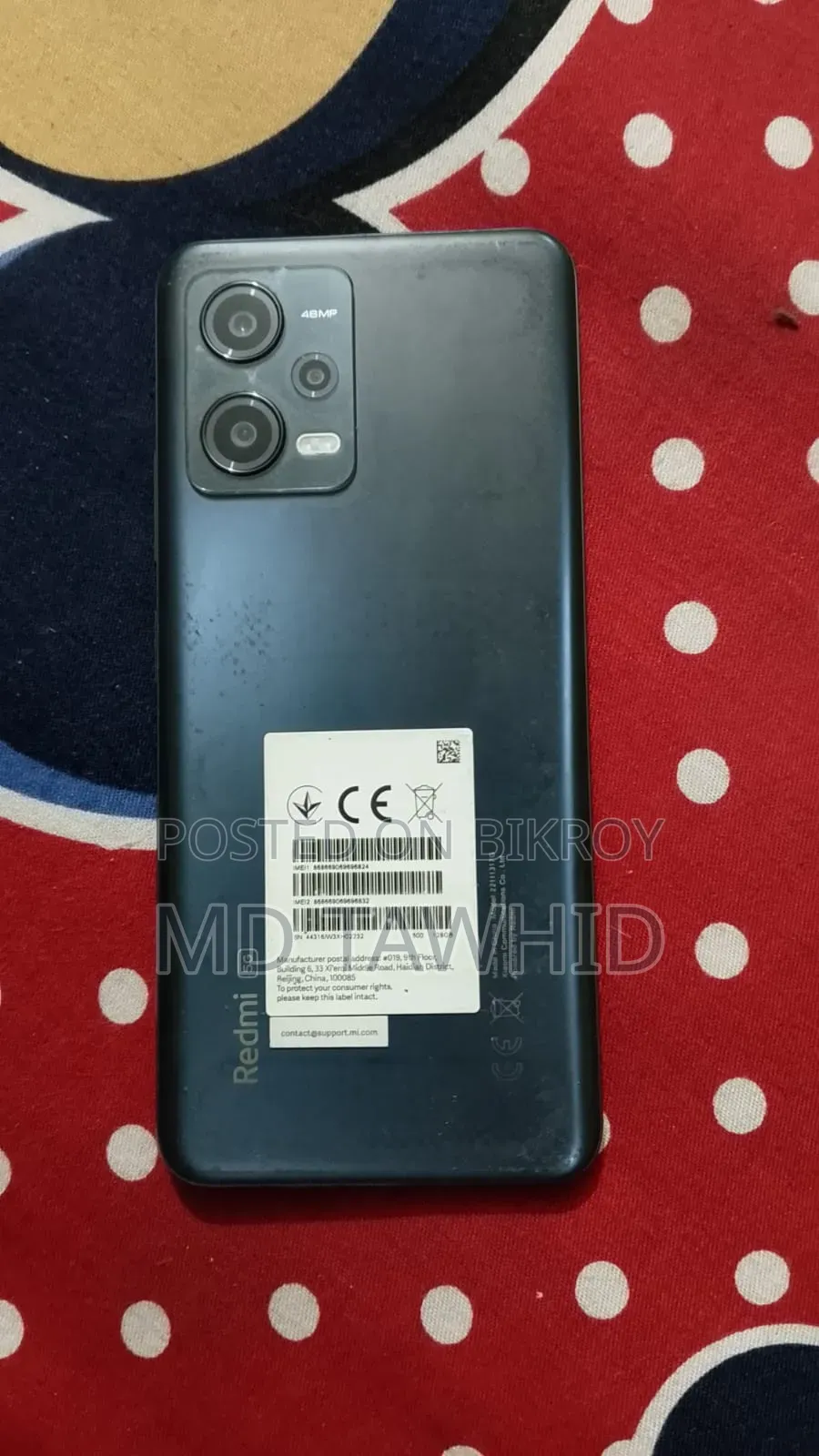 Xiaomi Redmi Note 12 5G 128 GB Black