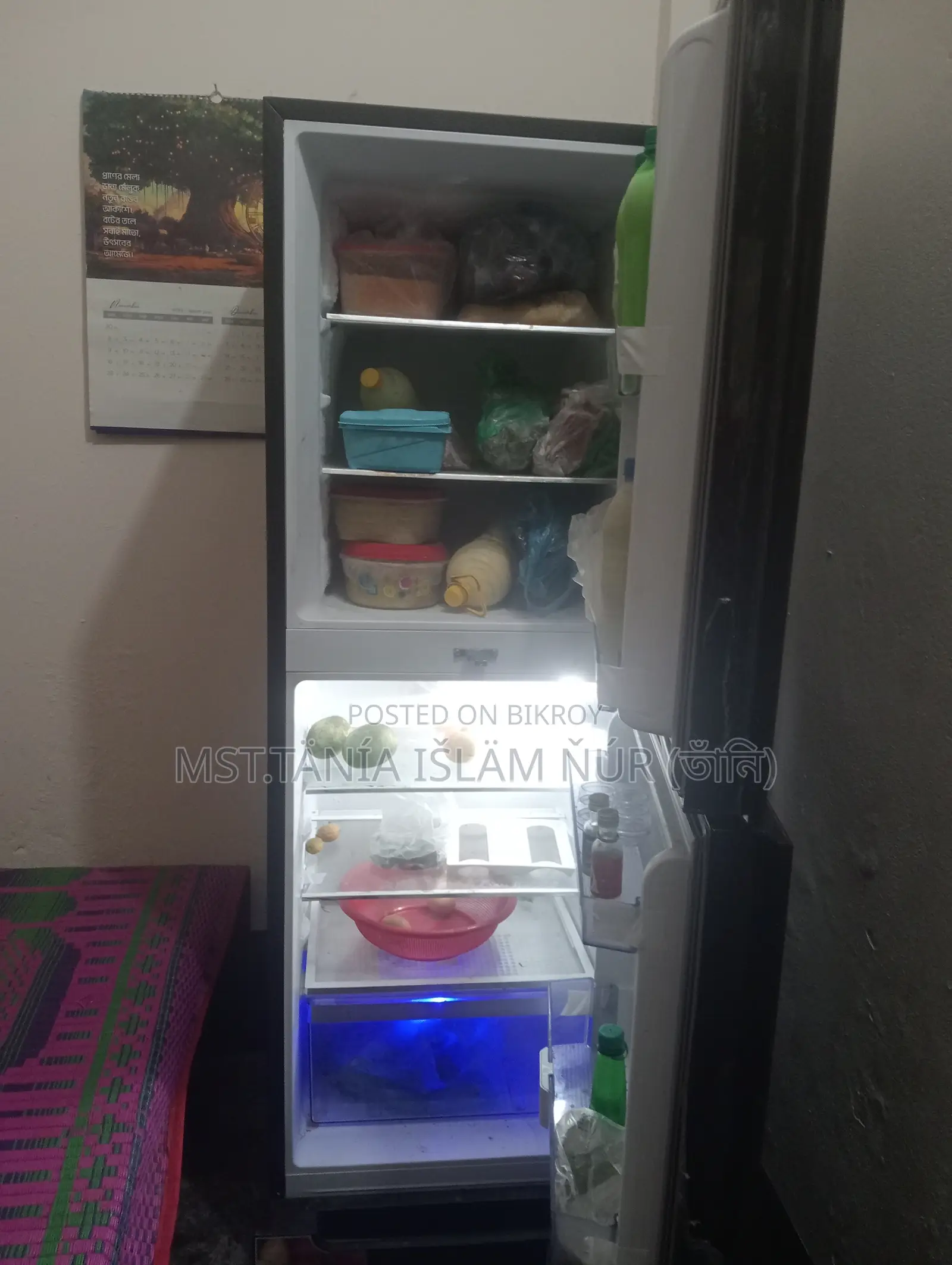 Singer Company Refrigerator, used for only one year. 252 Liters