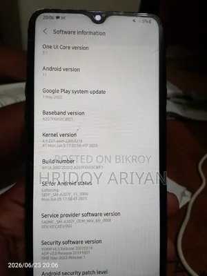 Samsung Galaxy A20s 64 GB Blue
