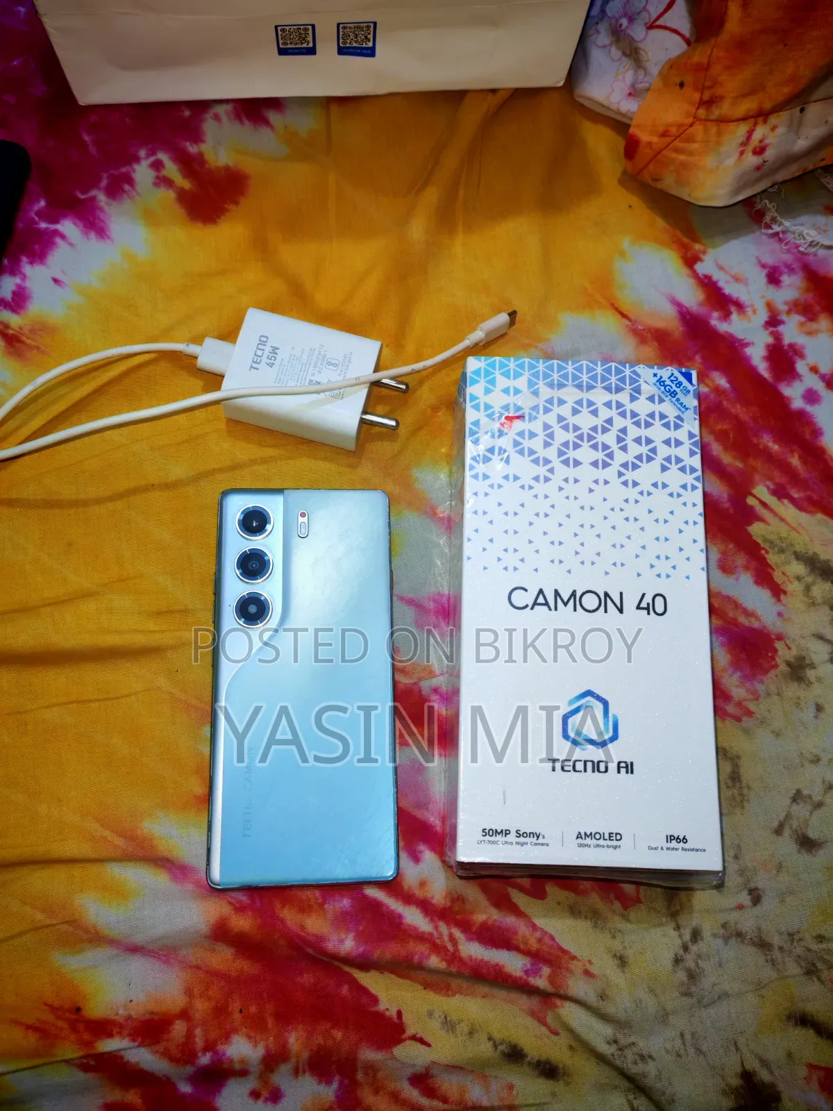 Tecno Camon 40 128 GB Blue