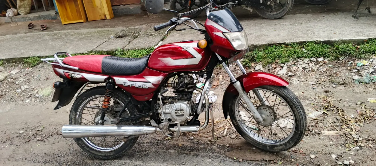 Bajaj CT 100 2013 Red