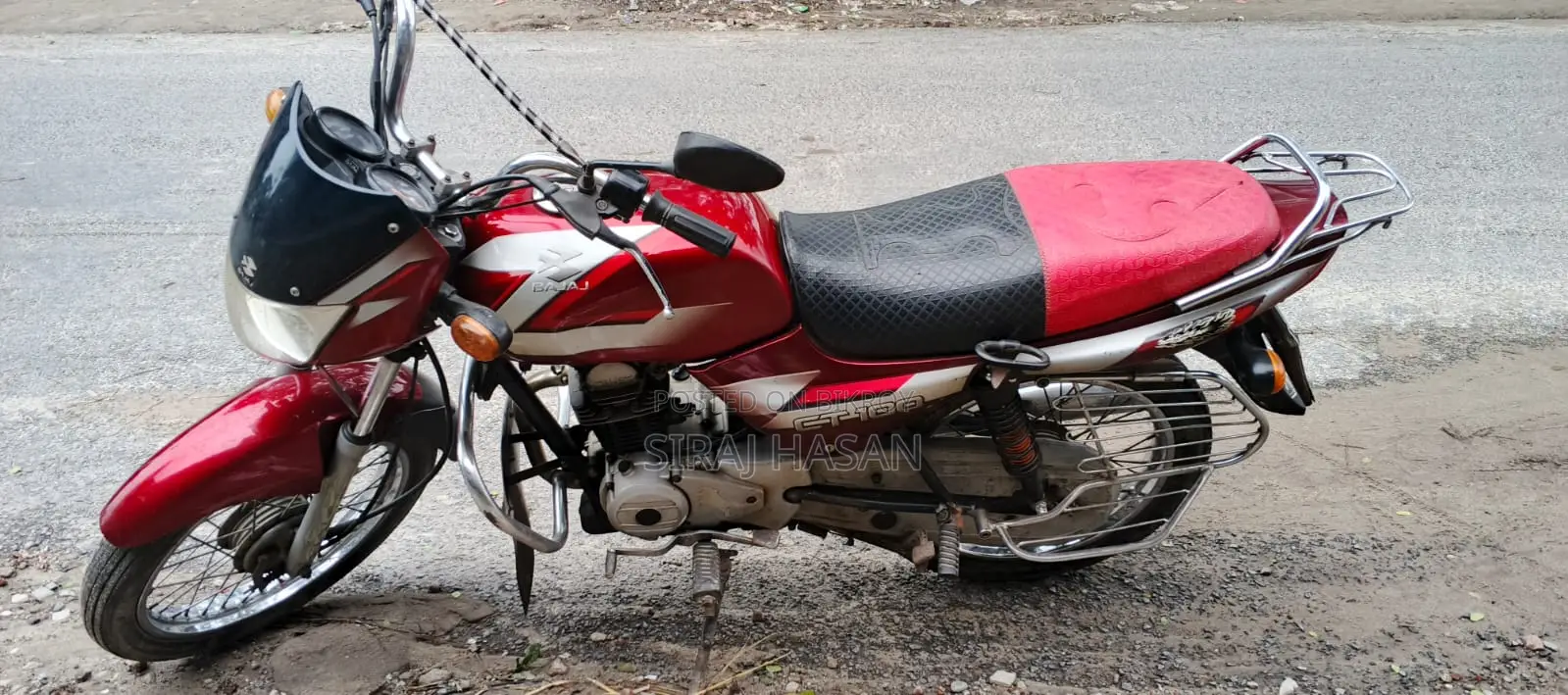 Bajaj CT 100 2013 Red
