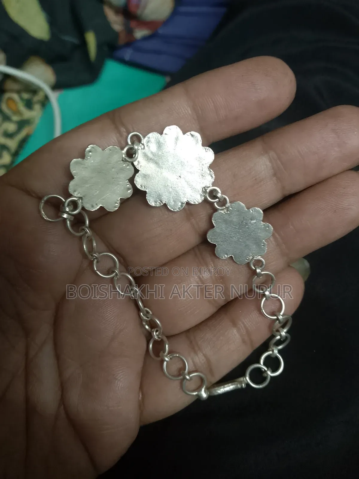 অরিজিনাল চান্দি রুপার ব্রেসলেট