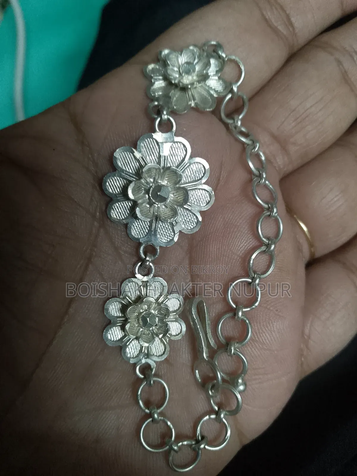 অরিজিনাল চান্দি রুপার ব্রেসলেট
