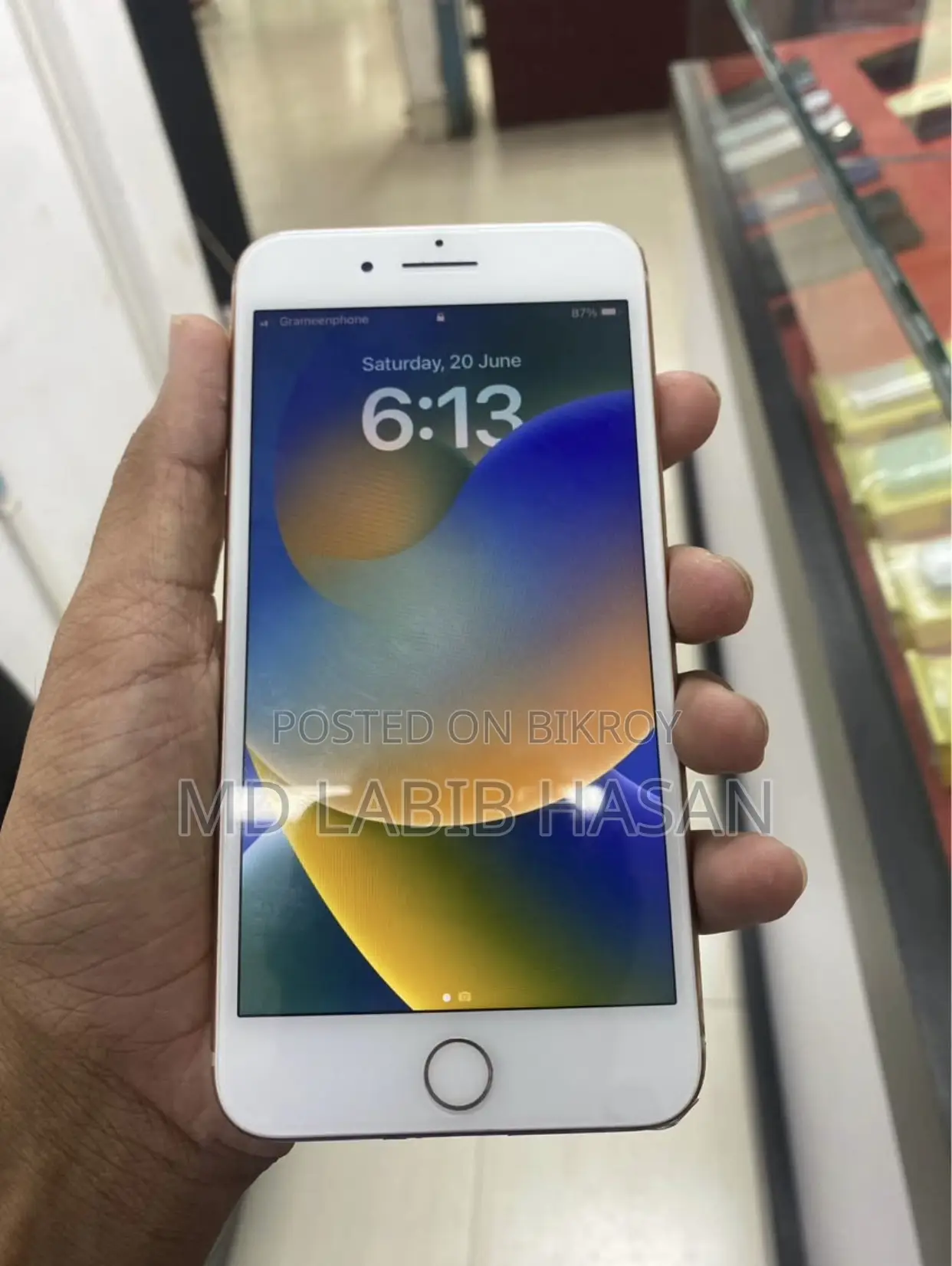 অ্যাপল আইফোন ৮ প্লাস ২৫৬ জিবি গোল্ড