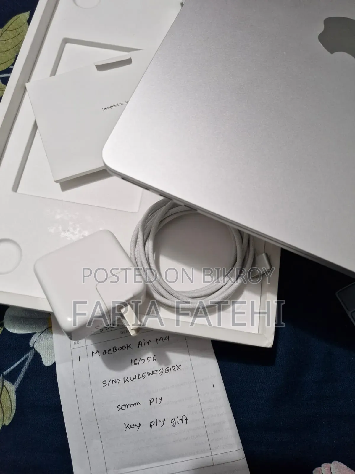 New Laptop Apple MacBook Air 2025 M4 16GB Apple M4 SSD 256GB