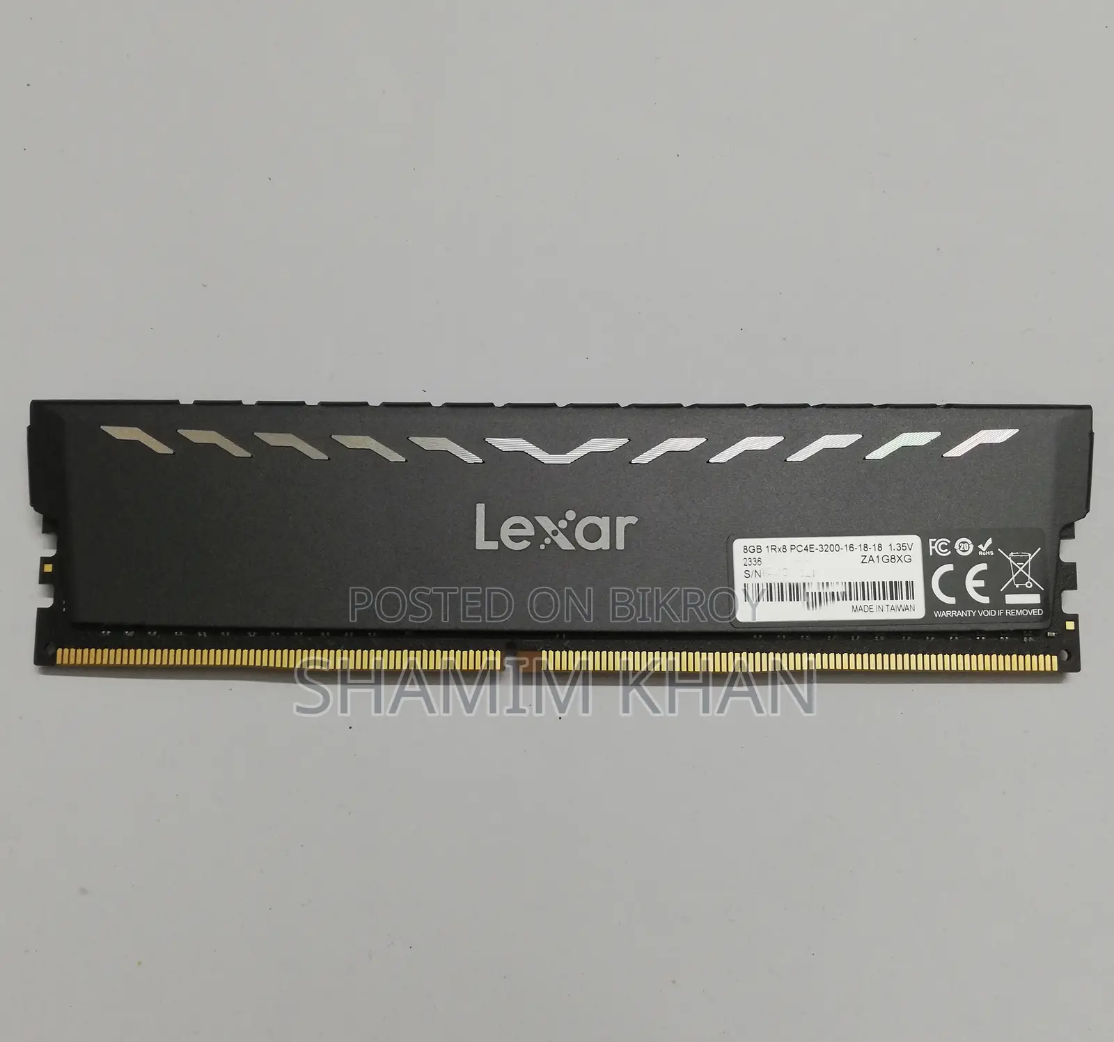 Lexar Thor 8gb Ddr4 3200mhz Udimm Desktop Ram Like Brand New