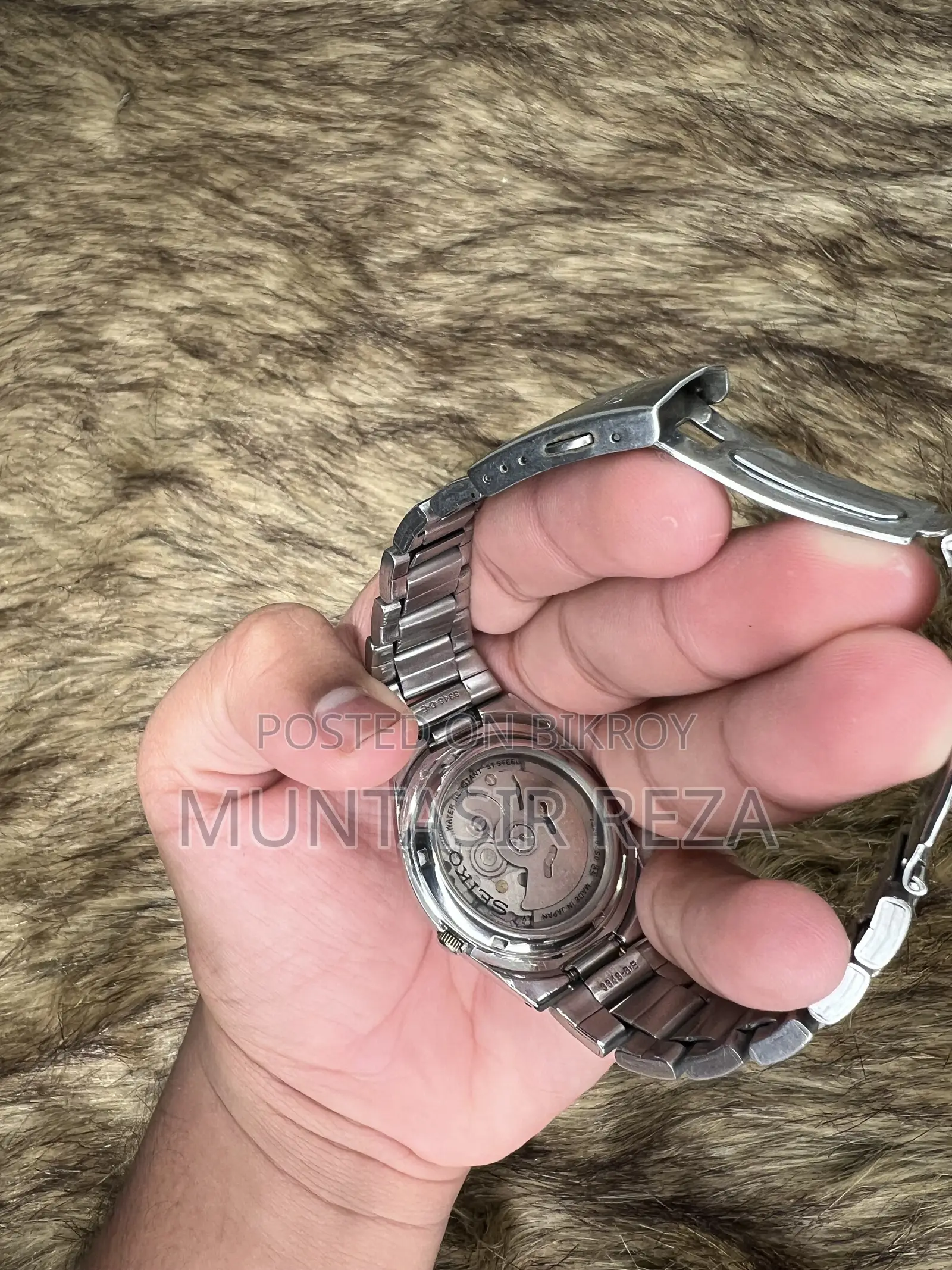 Seiko 5 Automatic 7s26-02s0 White Dialed Watch for Sell