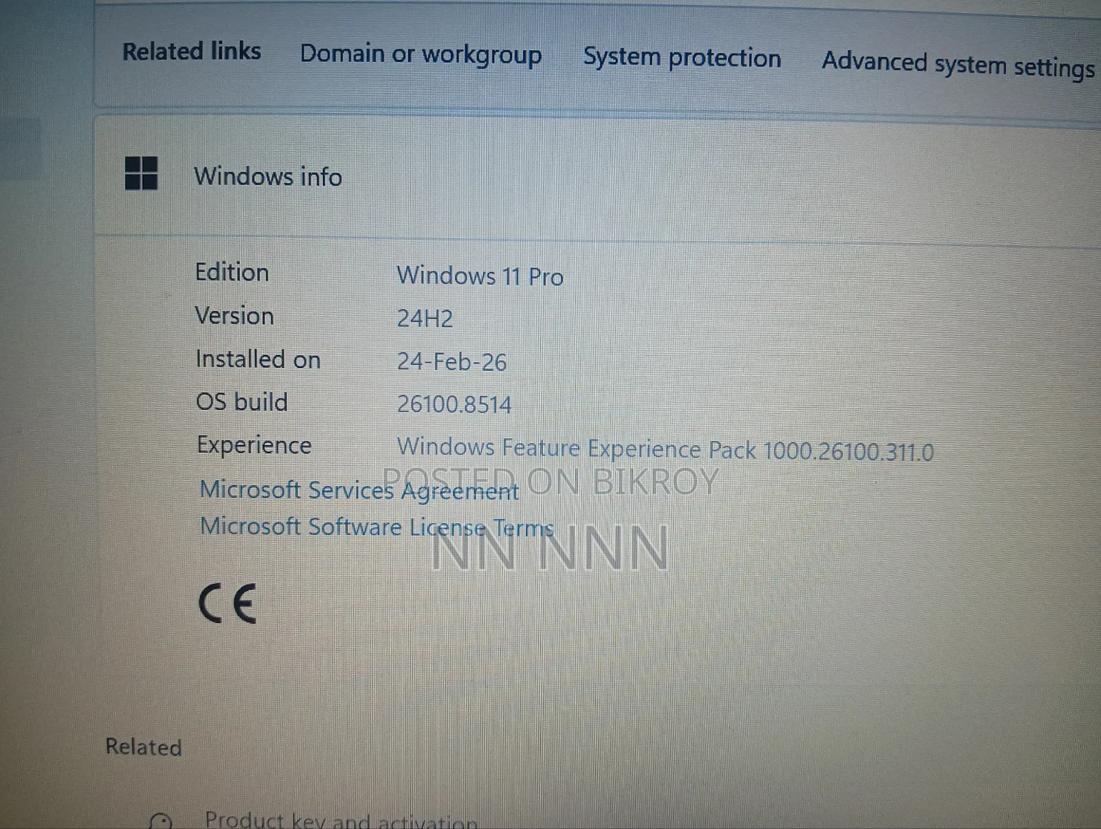 Laptop 8GB Intel Celeron SSD 256GB