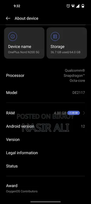 OnePlus Nord 64 GB Blue