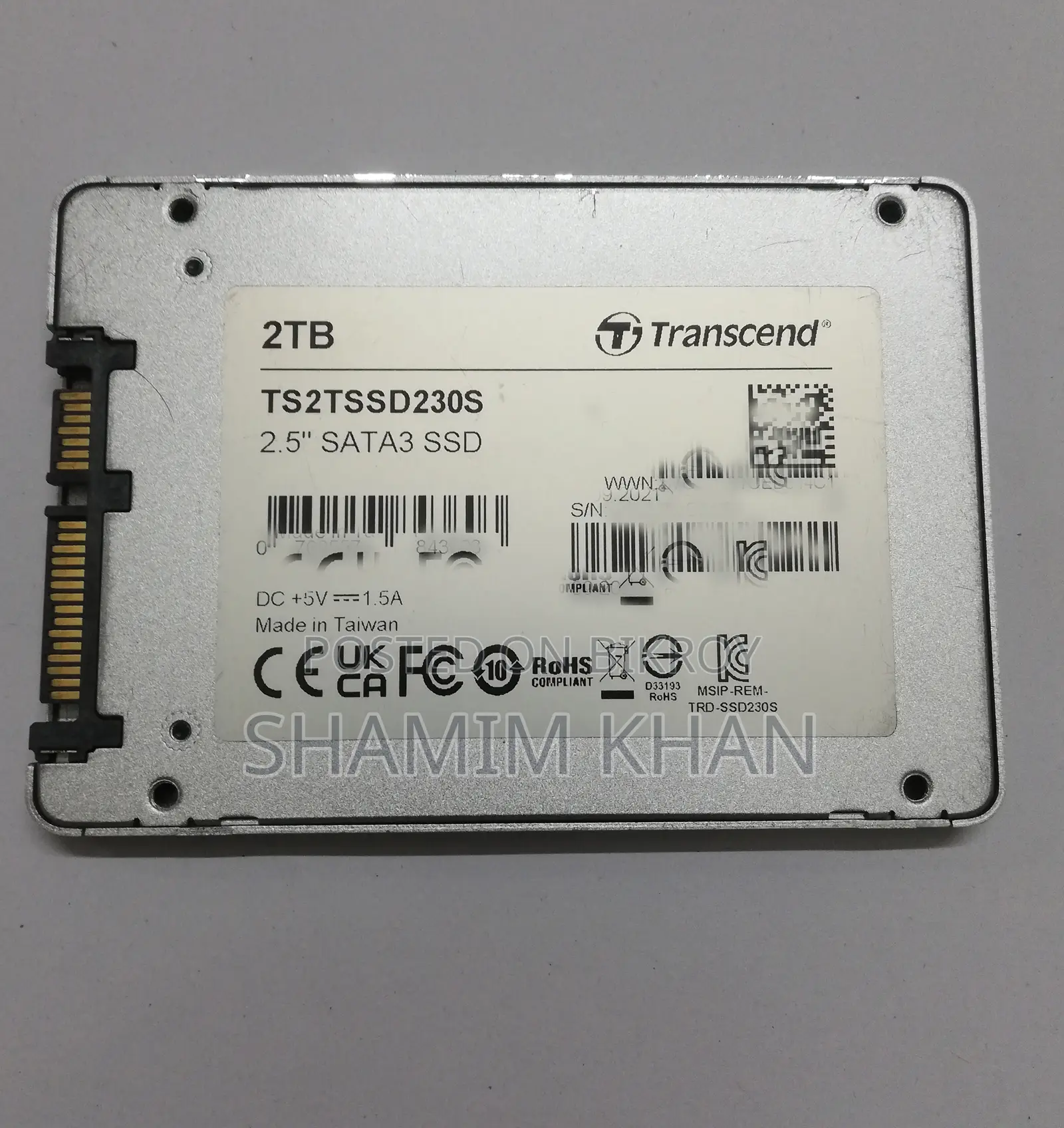 Transcend Sata-3/ M-230s- 2tb SSD- 100% Lifetime.