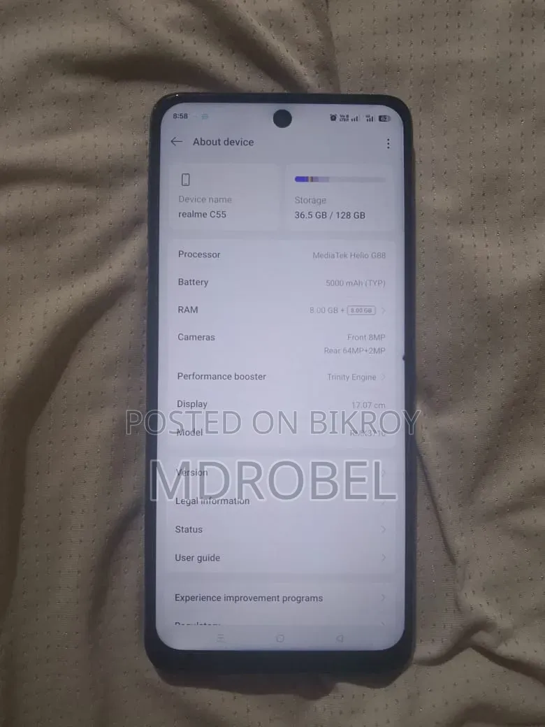 Realme C55 128 GB Black