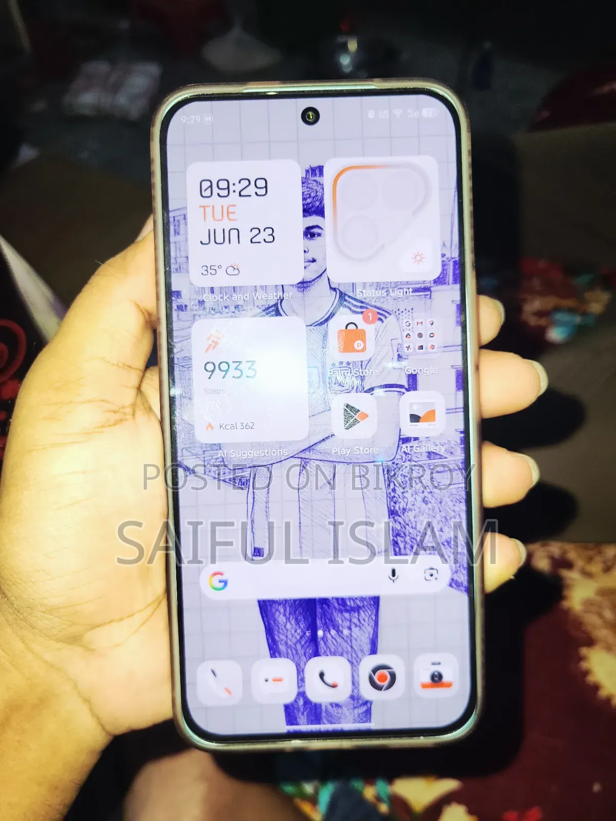 New Tecno Pova 7 Pro 5G 256 GB Blue