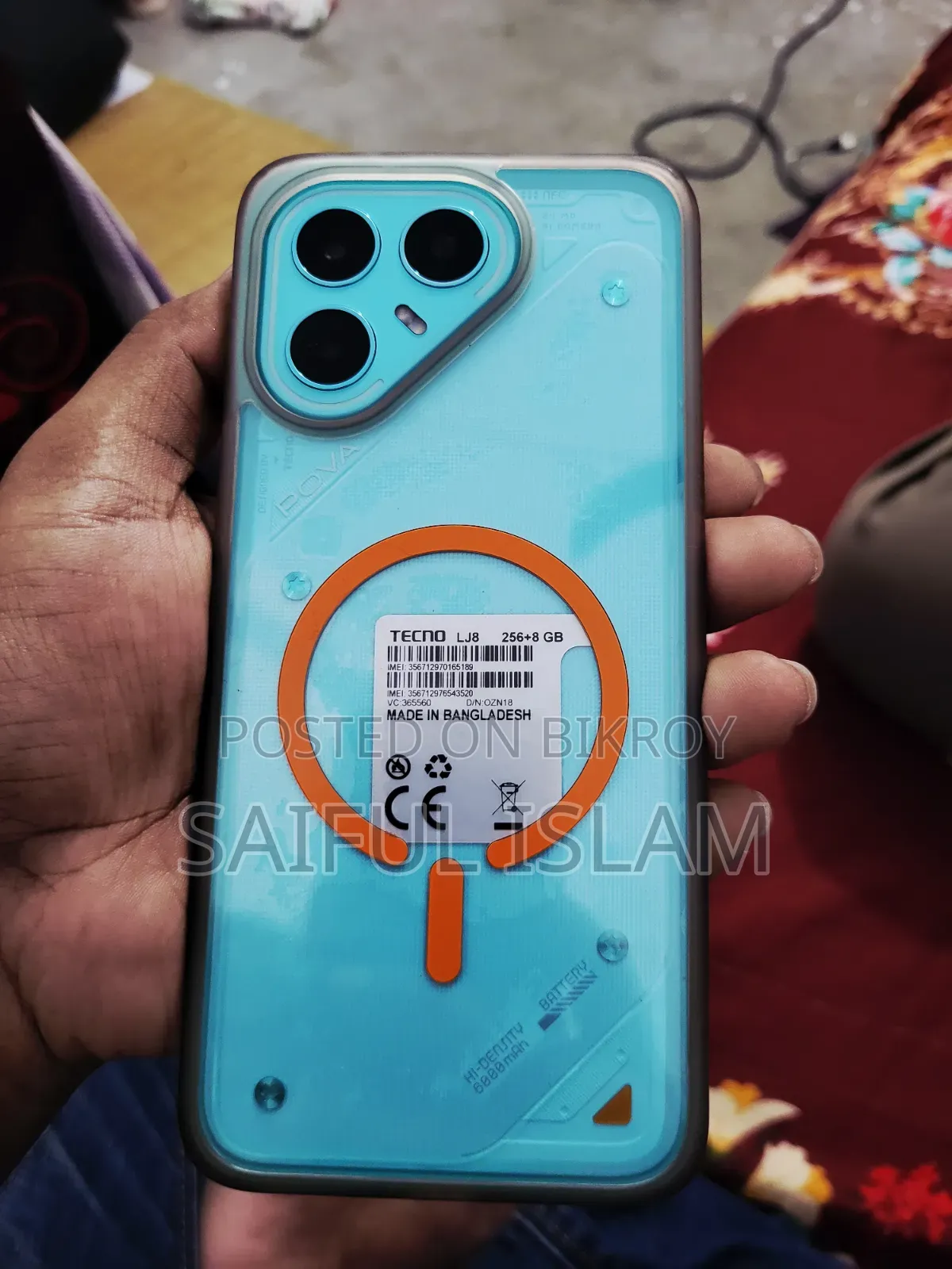New Tecno Pova 7 Pro 5G 256 GB Blue