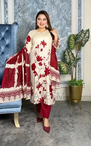 Unstitched 3 Piece Set