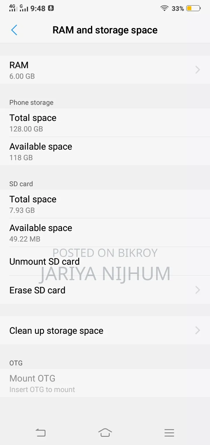 Vivo Y95 128 GB Blue