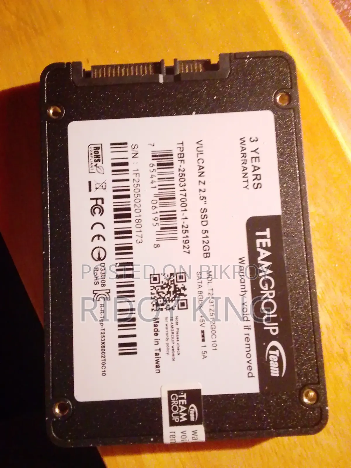 512 GB SATA SSD