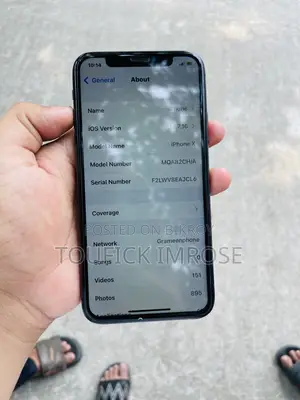 Apple iPhone X 256 GB Black