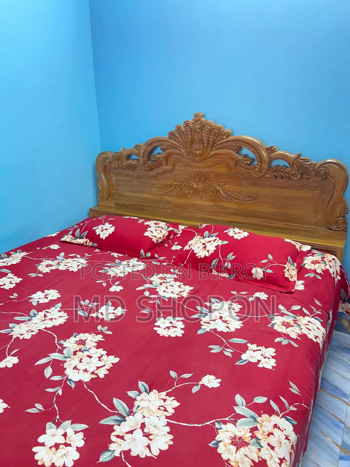 সেগুন কাঠের খাট