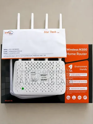 Tenda F6 Wireless N300 Wi-Fi Router (Like New)