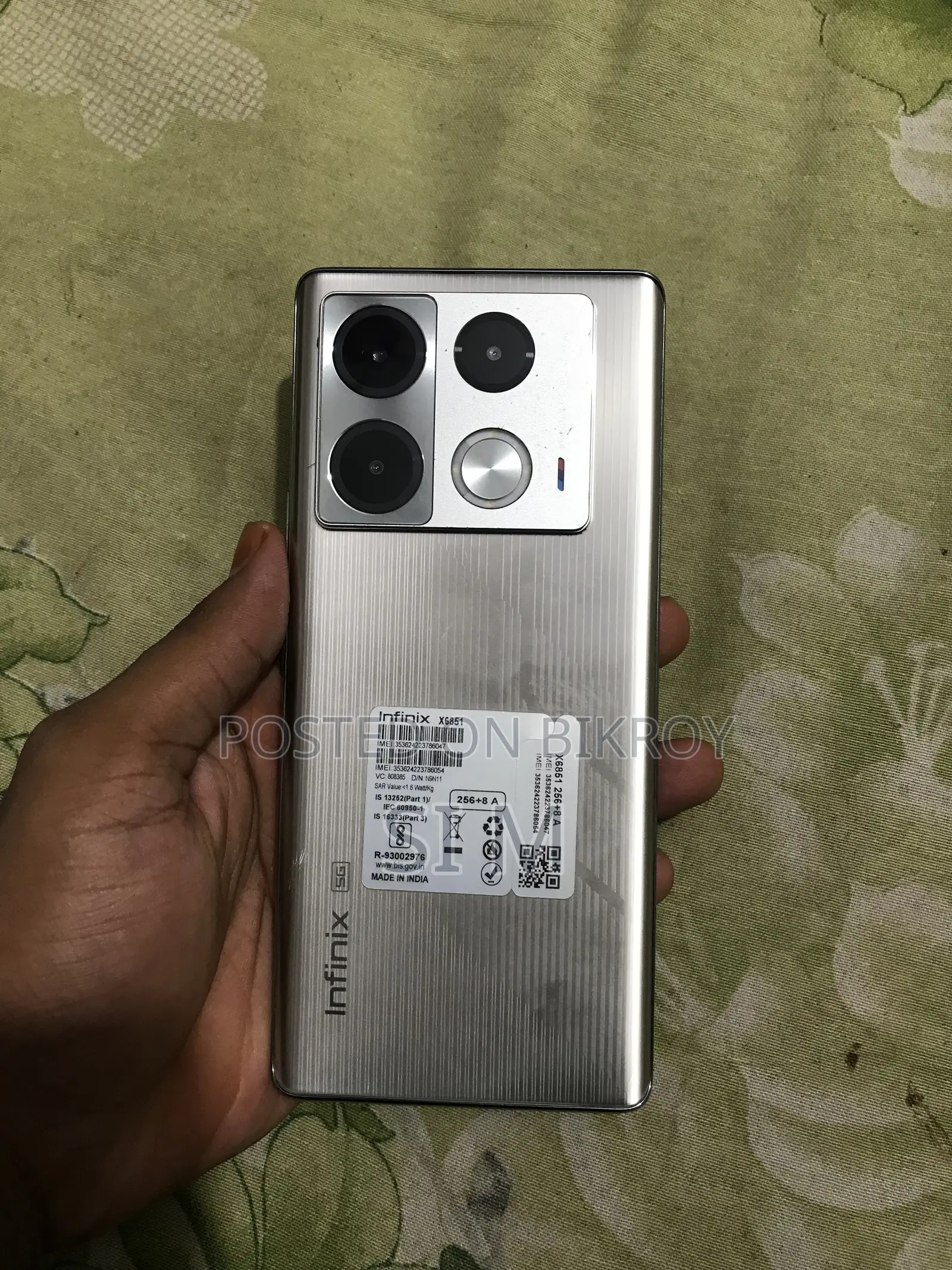 Infinix Note 40 Pro 256 GB Silver