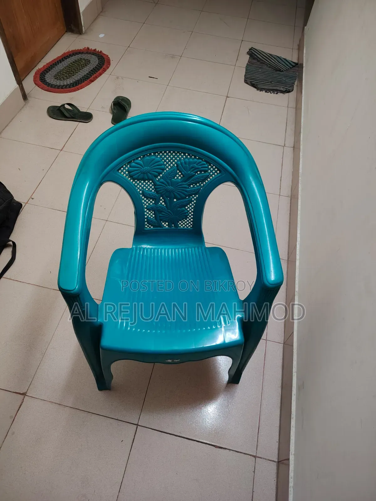RFL Garden Chair Net Flower Tulip Green