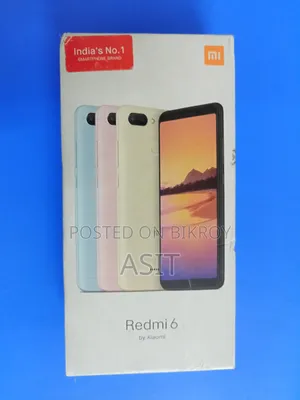 শাওমি রেডমি ৬এ ৩২ জিবি কালো