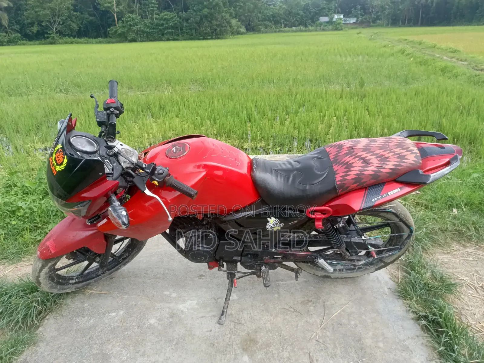 TVS Apache RTR 160 2V 2018 Red