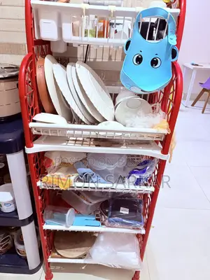 RFL Premium Kitchen Rack- 5 Step-Red