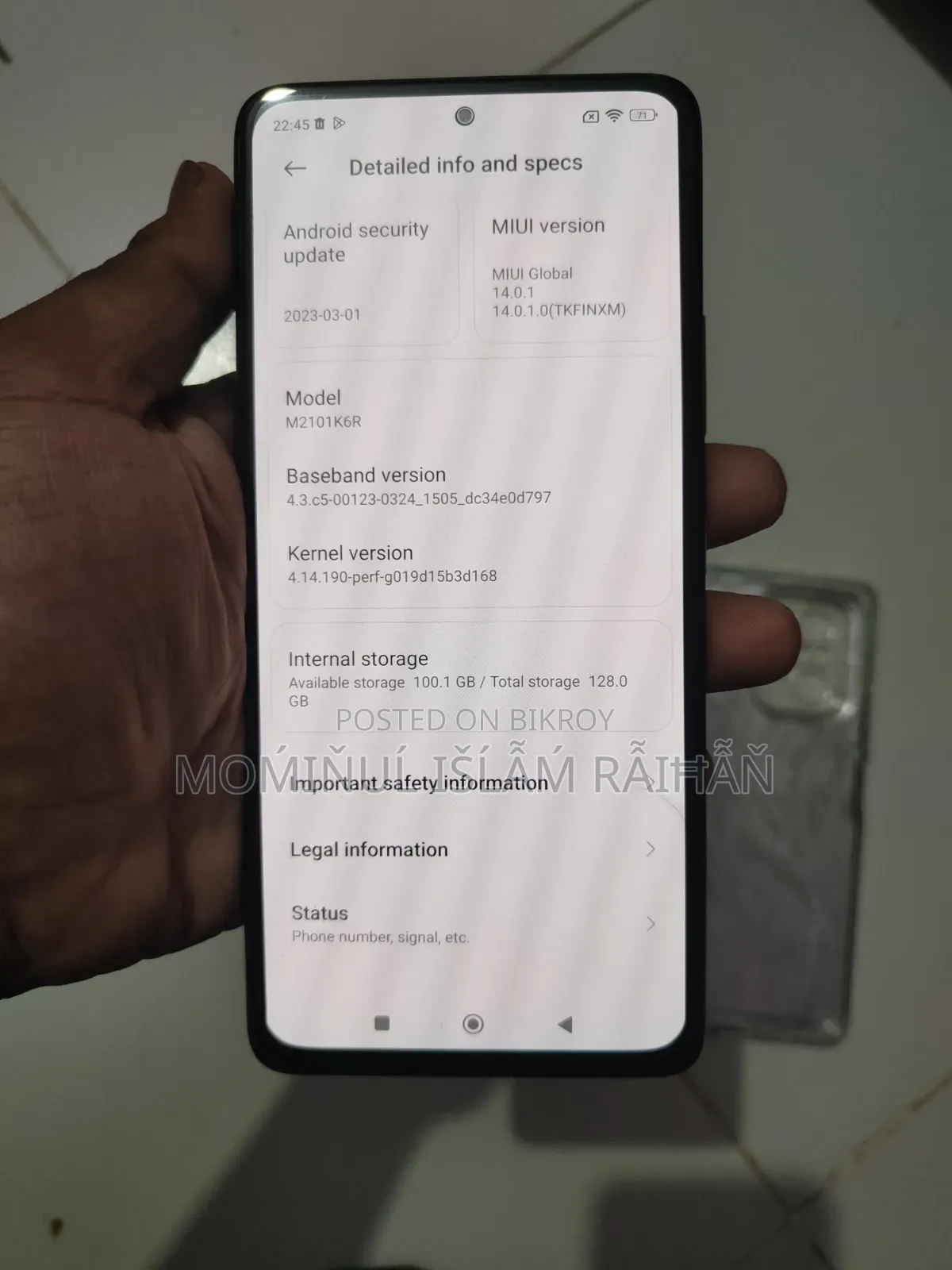 Xiaomi Redmi Note 10 Pro Max 128 GB