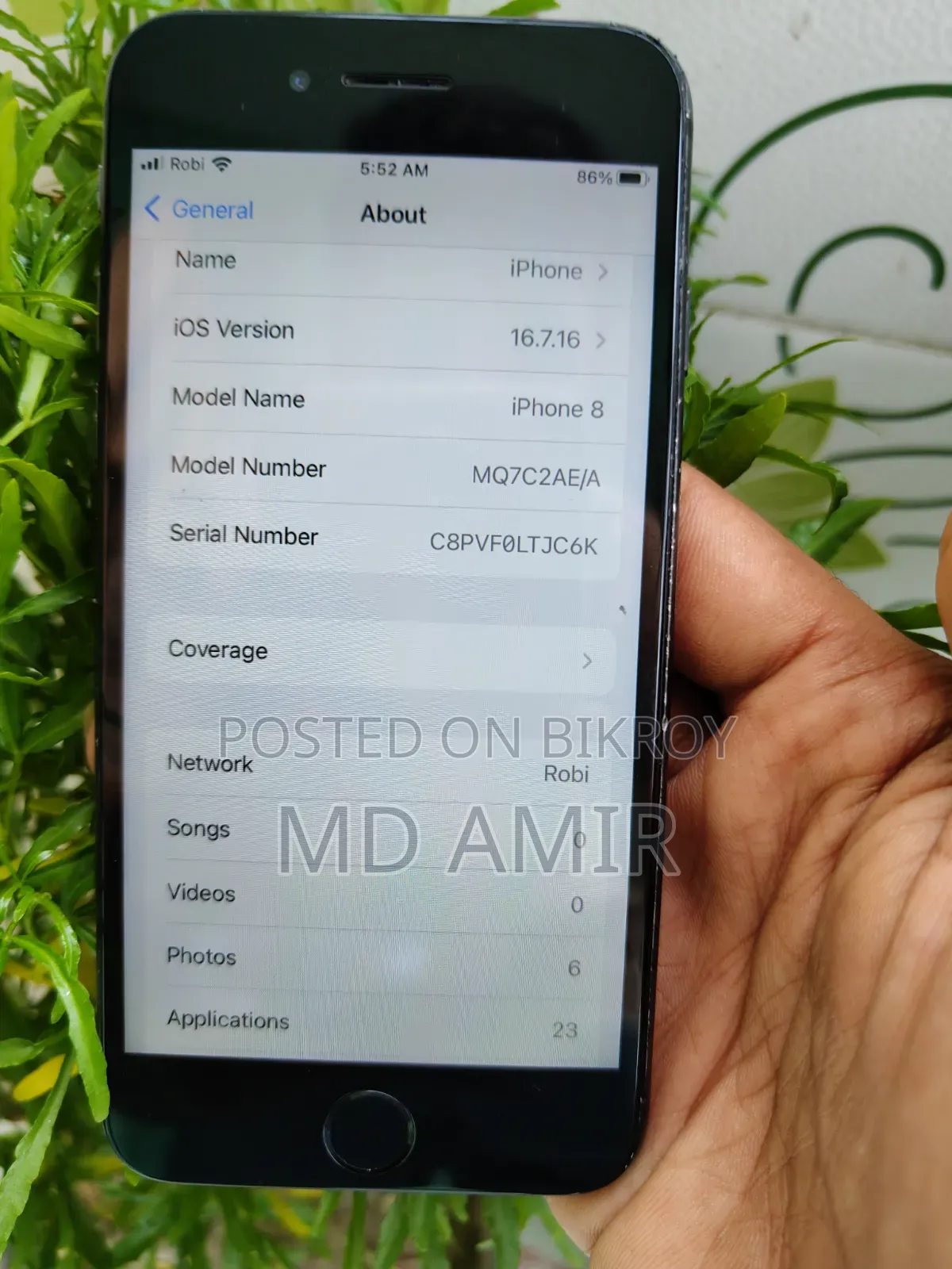 অ্যাপল আইফোন ৮ ২৫৬ জিবি কালো