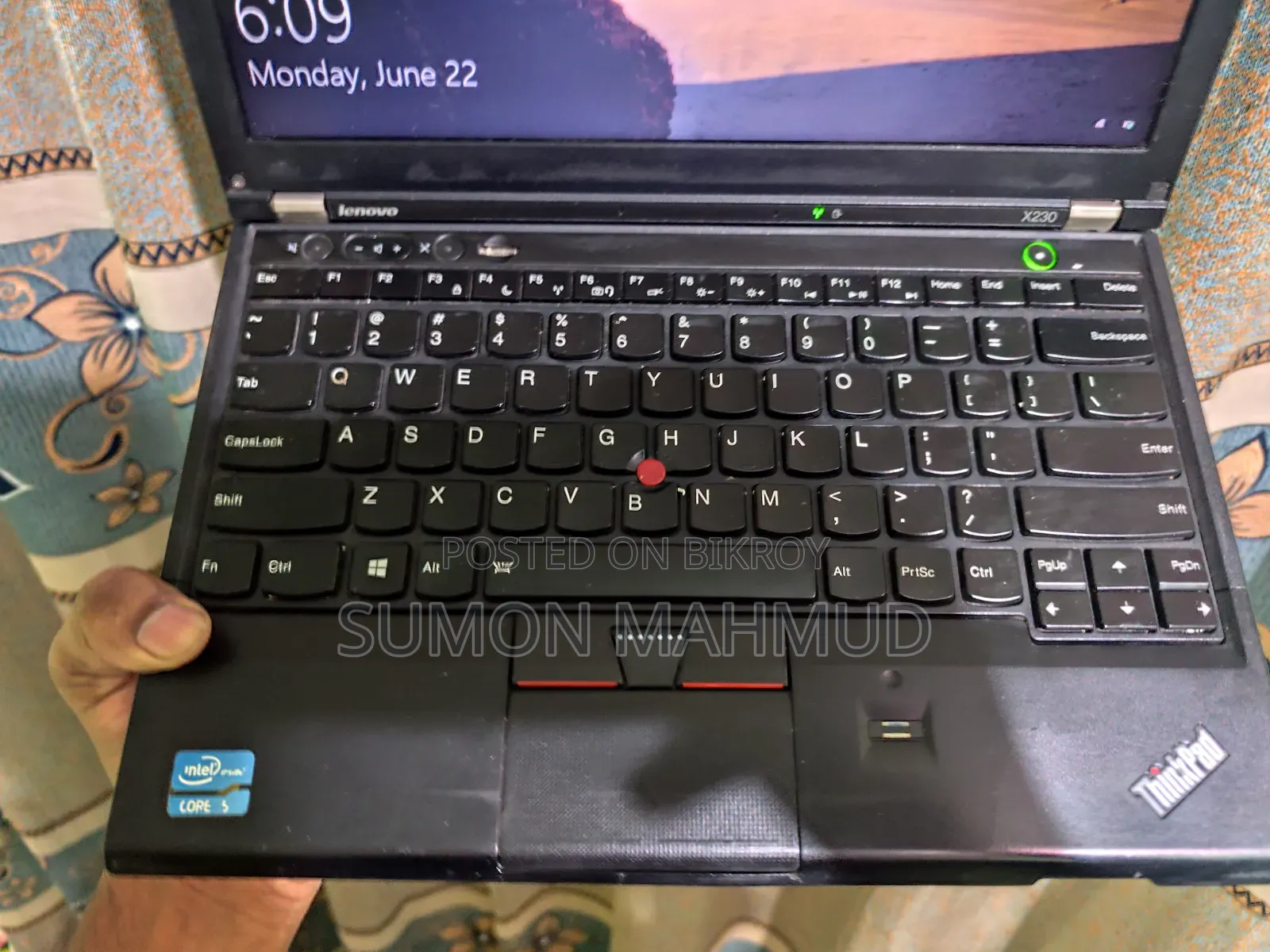 Laptop Lenovo ThinkPad X230 12GB Intel Core I5 SSD 256GB